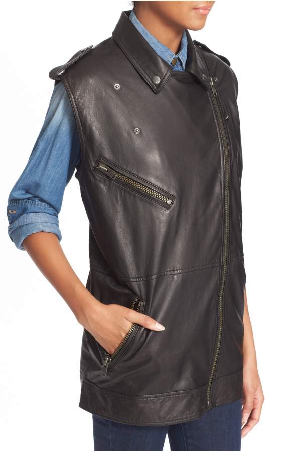 Lambskin Moto Infantry Vest