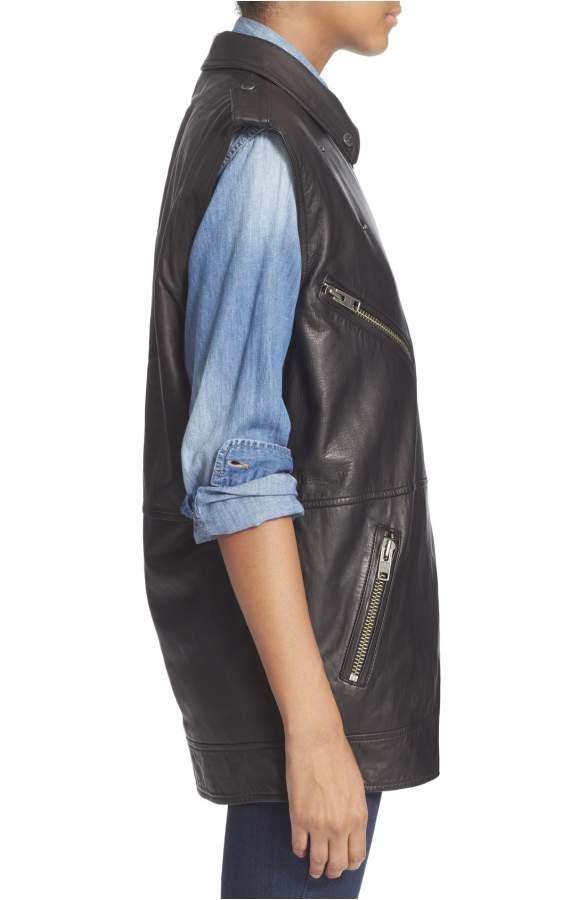Lambskin Moto Infantry Vest