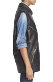 Lambskin Moto Infantry Vest