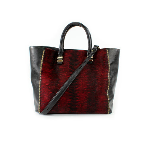 Red & Black Satchel