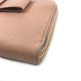 Saffiano Fiocco Orchidea Wallet