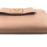 Saffiano Fiocco Orchidea Wallet