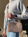 Soft Calfskin Impunture Camera Bag