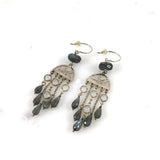 Labradorite Chandelier Earrings