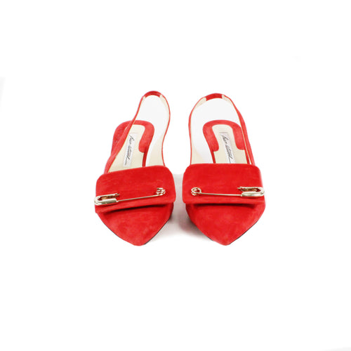 Red Heel Sandals