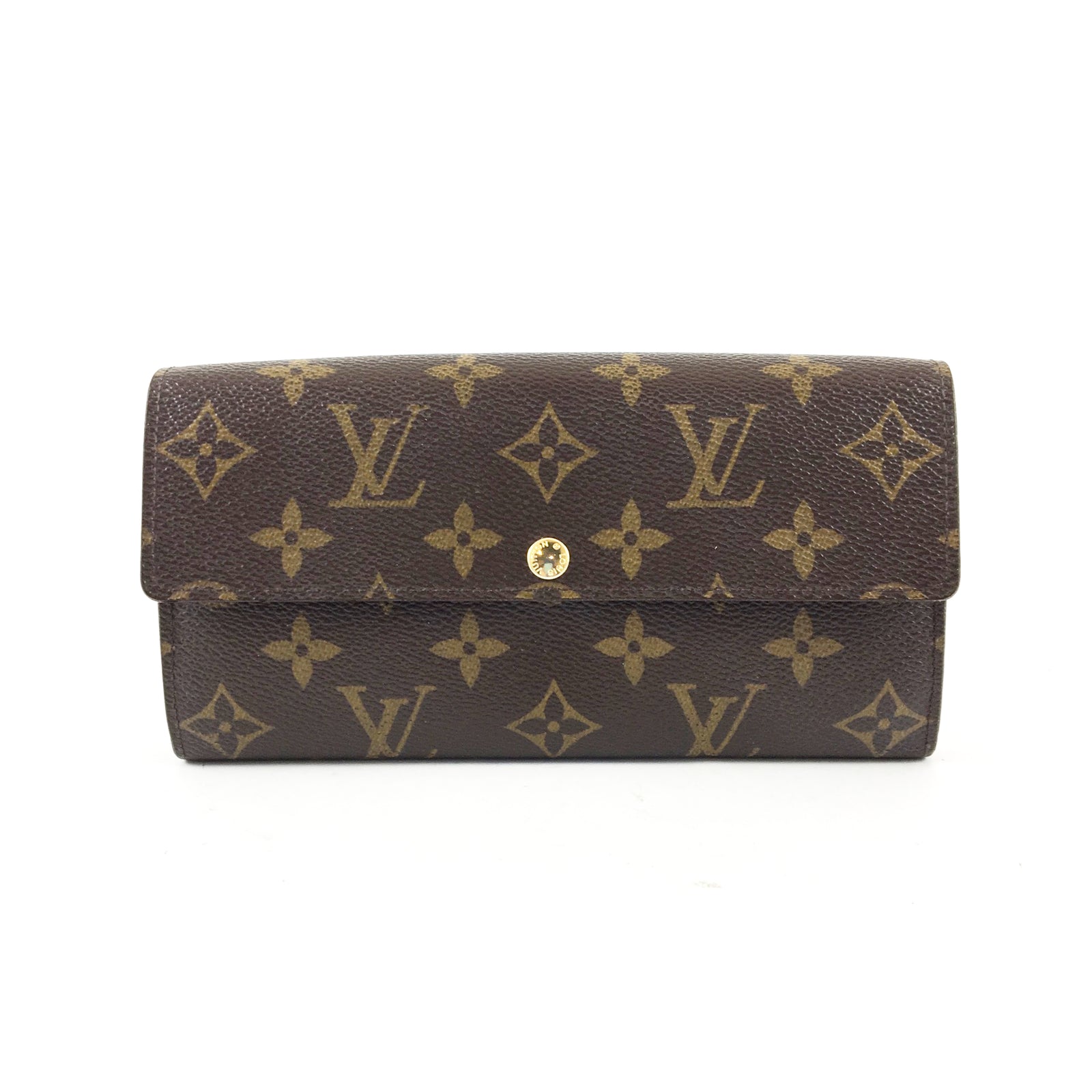 Louis Vuitton Louis Vuitton Monogram Canvas Sarah Long Wallet