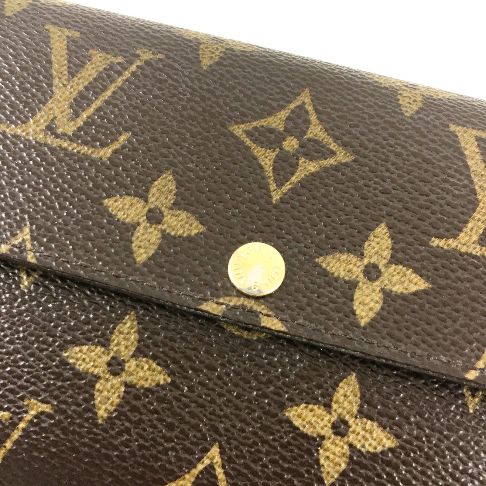 Louis Vuitton Sarah Wallet Monogram Brown