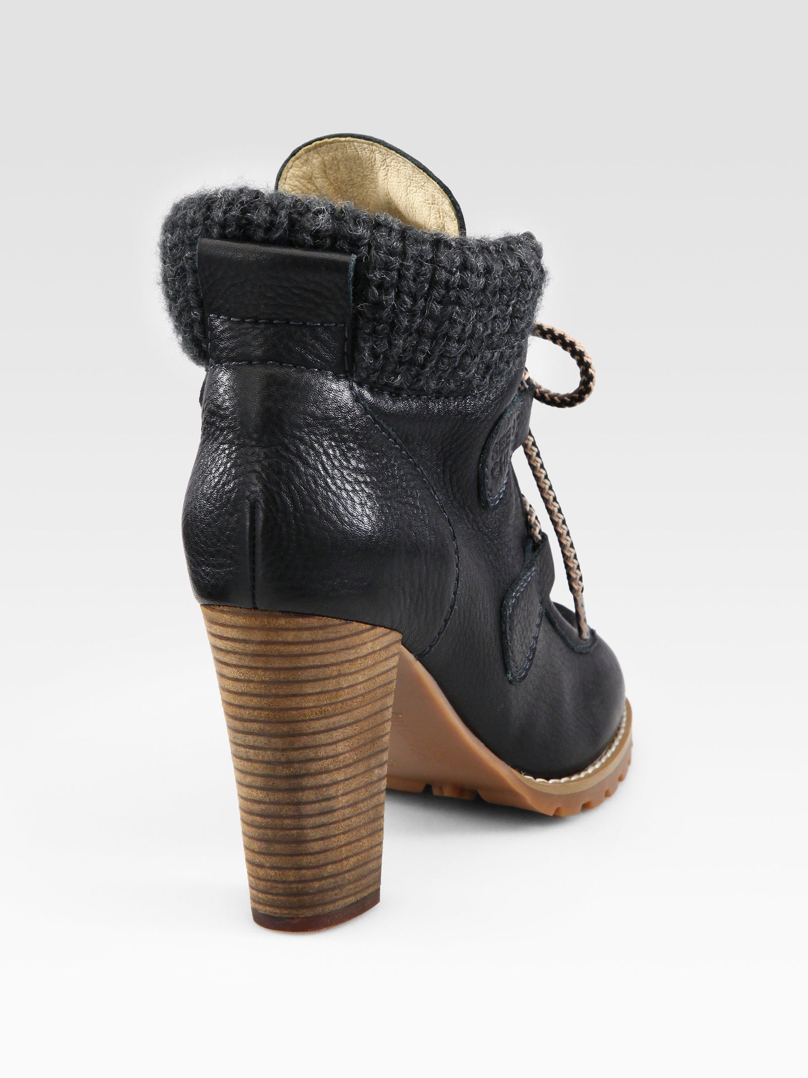 Laceup Ankle Boots