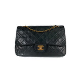 Lambskin Quilted Medium Double Flap