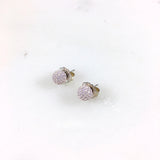 8mm Rose Water Opal Earrings