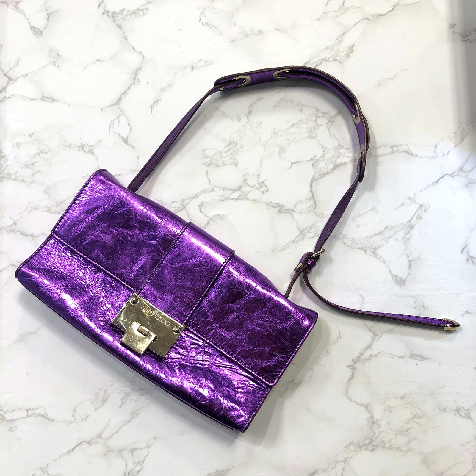 Purple Shoulder Bag