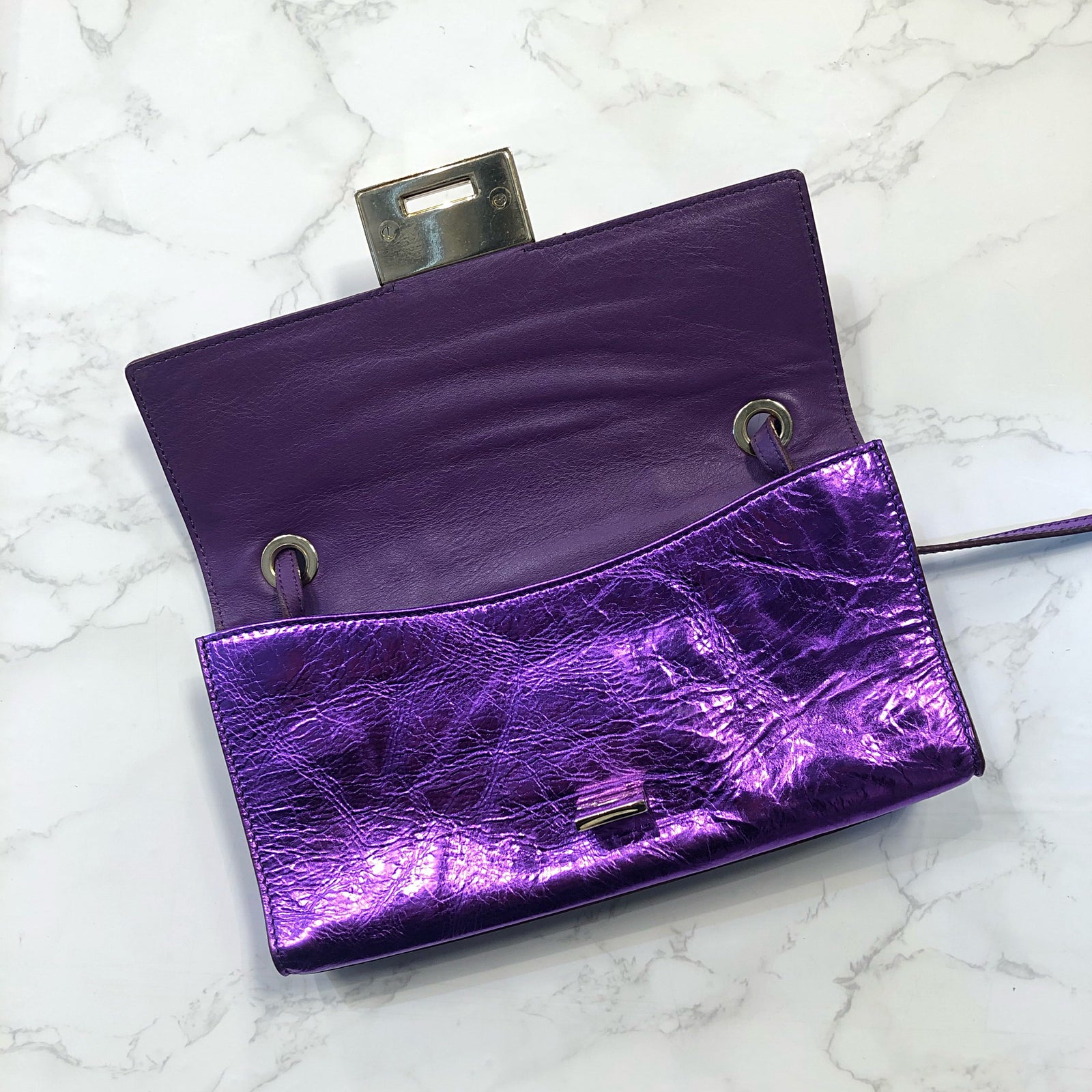 Purple Shoulder Bag