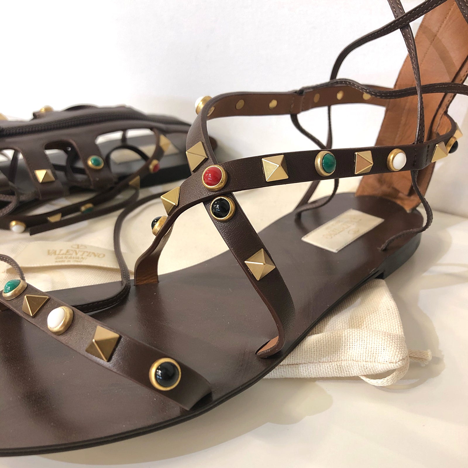 Gladiator Studded Sandals