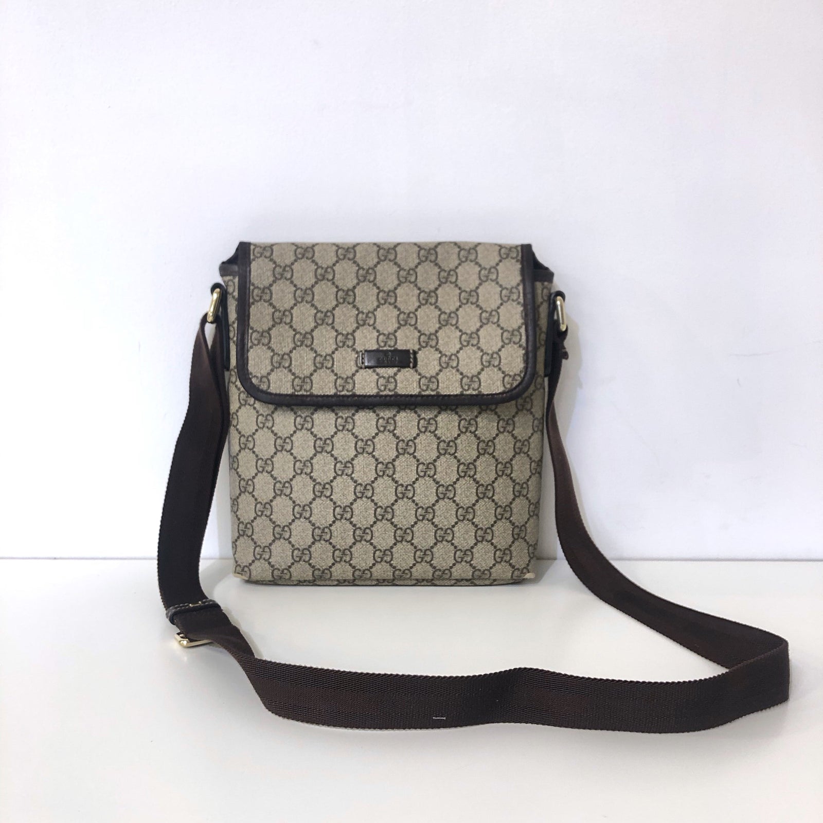 GG Monogram Coated Canvas Crossbody