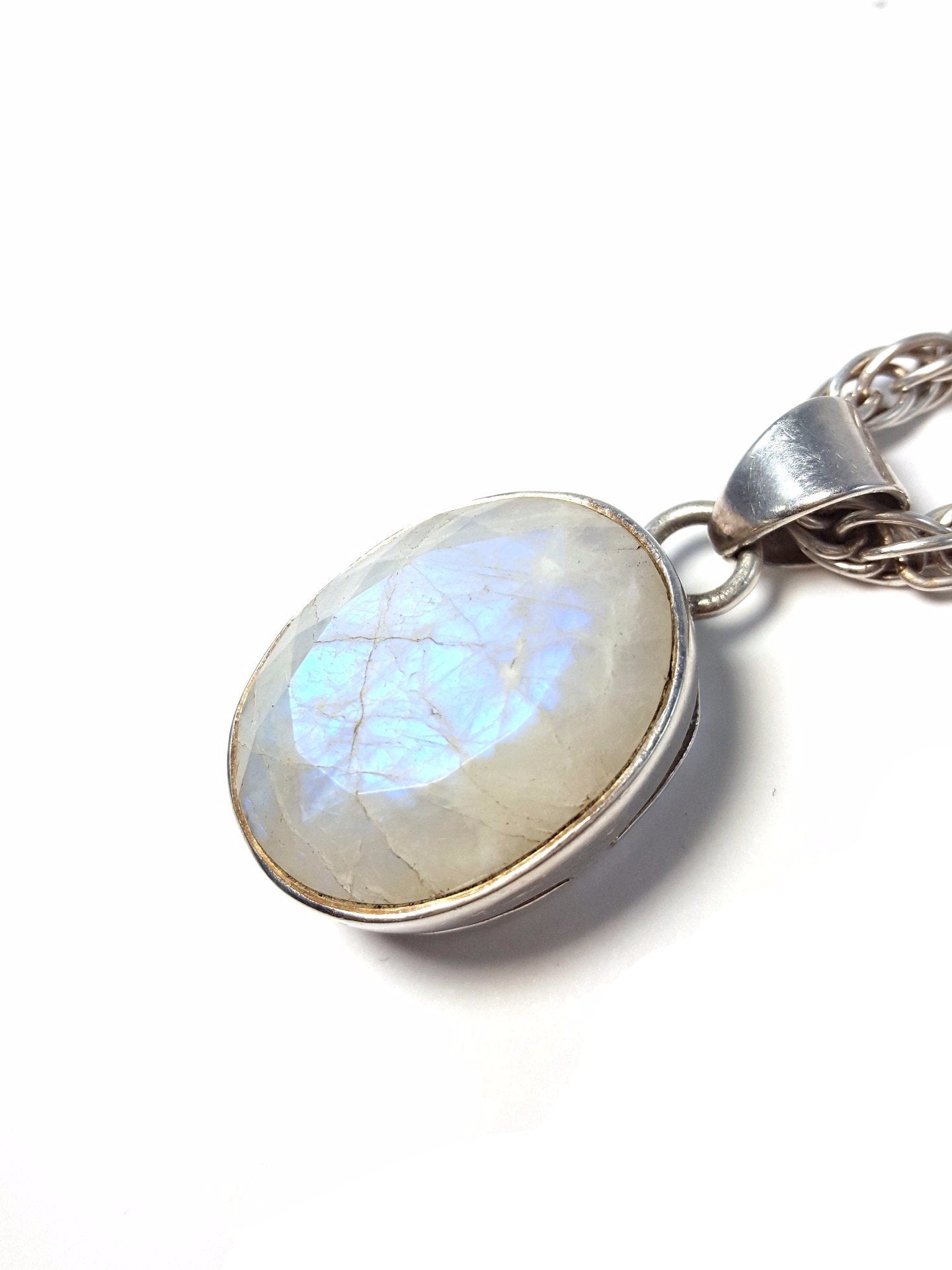 Faceted Moonstone Necklace