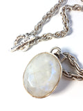 Faceted Moonstone Necklace