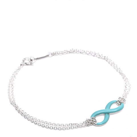 Return to Tiffany Blue Double Heart Tag Necklace