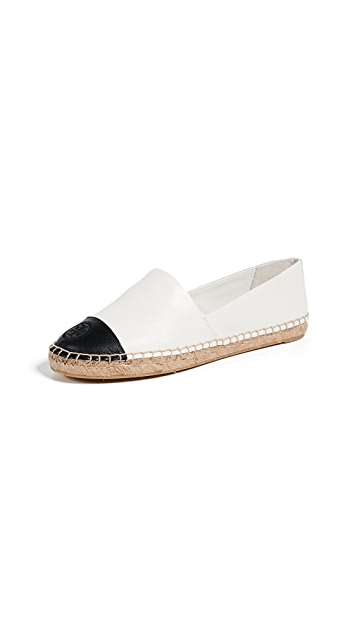 Ivory/Black Espadrilles