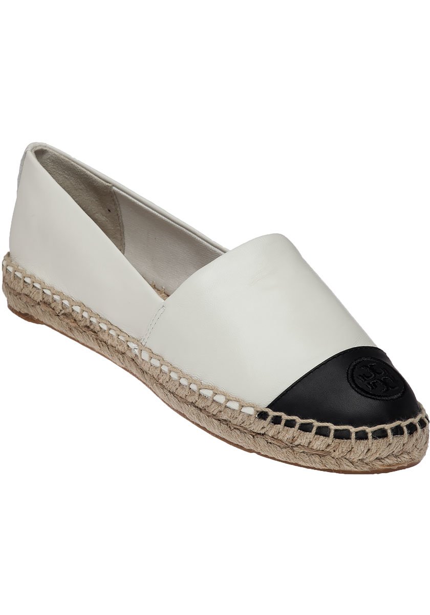 Ivory/Black Espadrilles