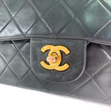 Lambskin Quilted Medium Double Flap