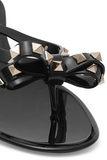 Rockstud Jelly Thong Sandals