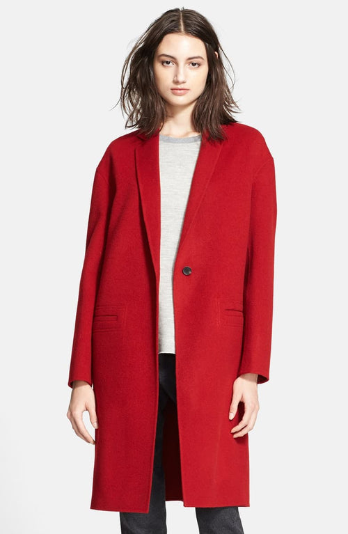 Red Wool Coat