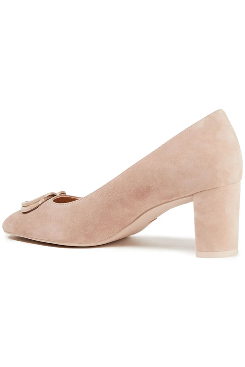 Anicia 60 Appliquéd Suede Pumps