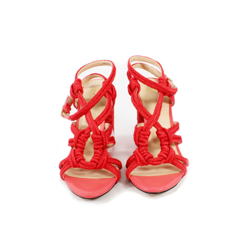 Red Heel Sandals