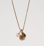 Rose Gold Sparkle Ball Necklace