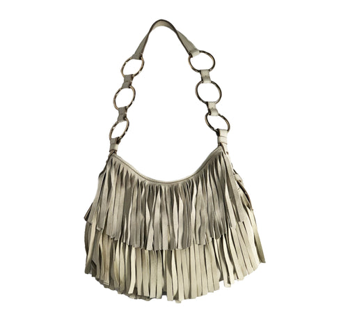 Suede Boheme Fringe Bag