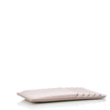 Beige Grained Calfskin 5 Fragments Zip Pouch Card Holder