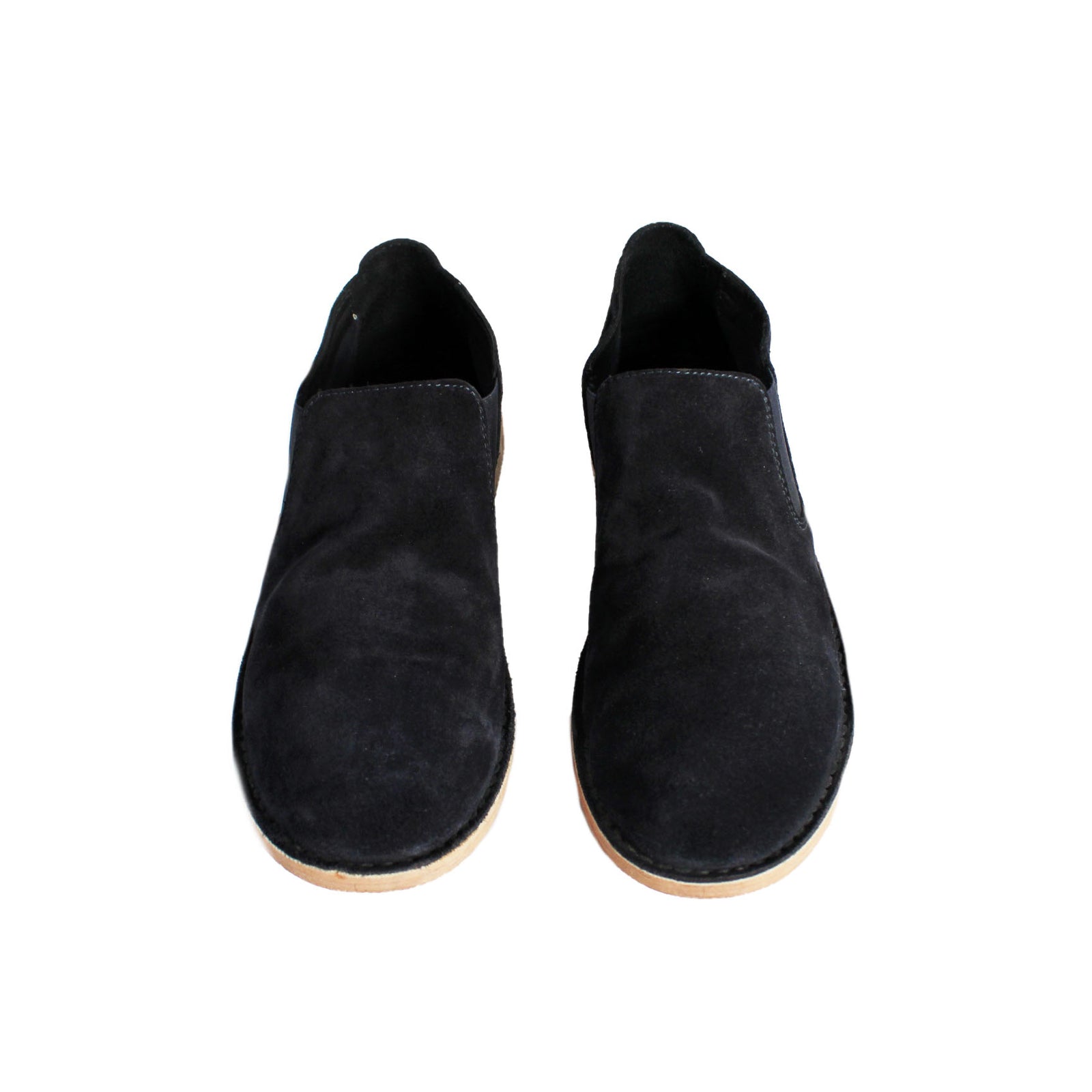 Navy Loafer Slides