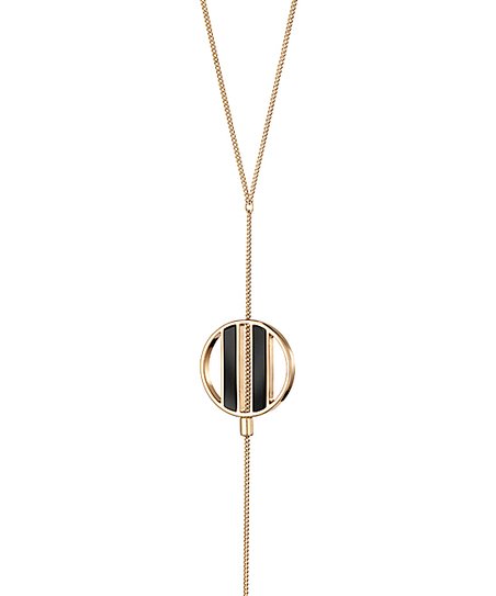 Rhine Lariat Gold-Tone